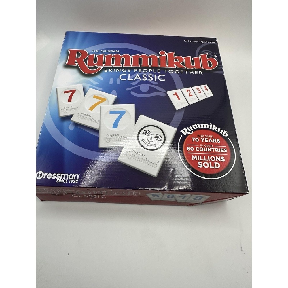 Rummikub Classic Edition Original Pressman Rummy Tile Game